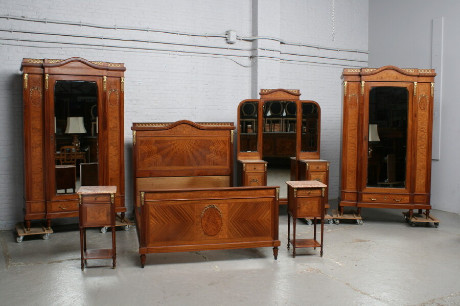 Louis XVI Bedroomset 6 pcs