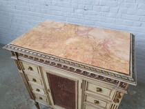 Louis XVI Cabinet (marble top)