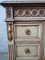 Louis XVI Cabinet (marble top)