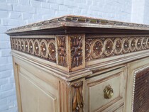 Louis XVI Cabinet (marble top)