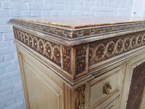 Louis XVI Cabinet (marble top)