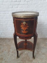 Cabinet (marble top) Louis XVI France Mahogany/Bronze 1900