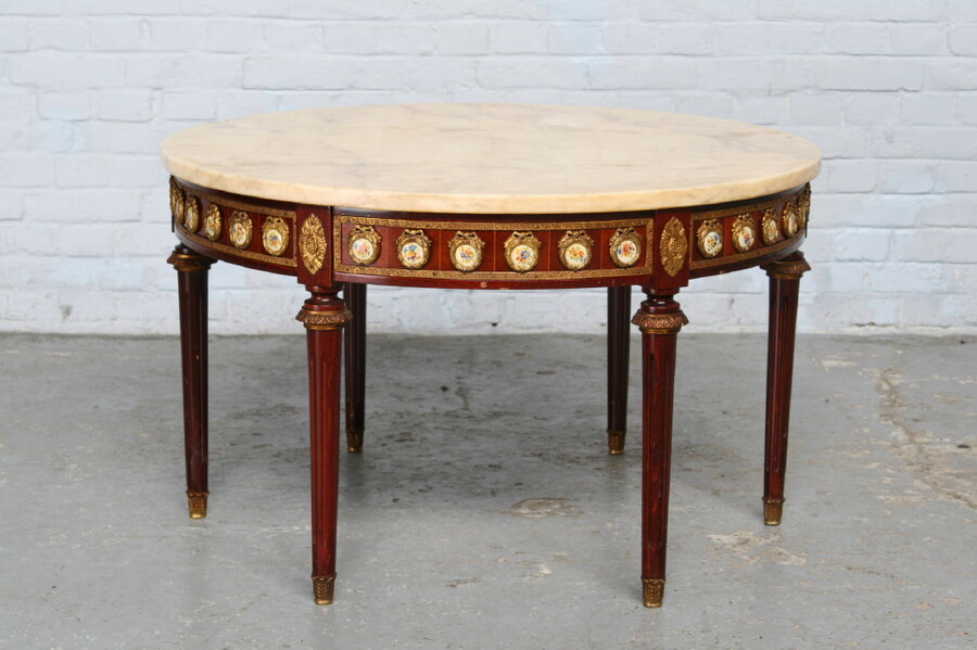 Louis XVI Coffee Table (Marble top)