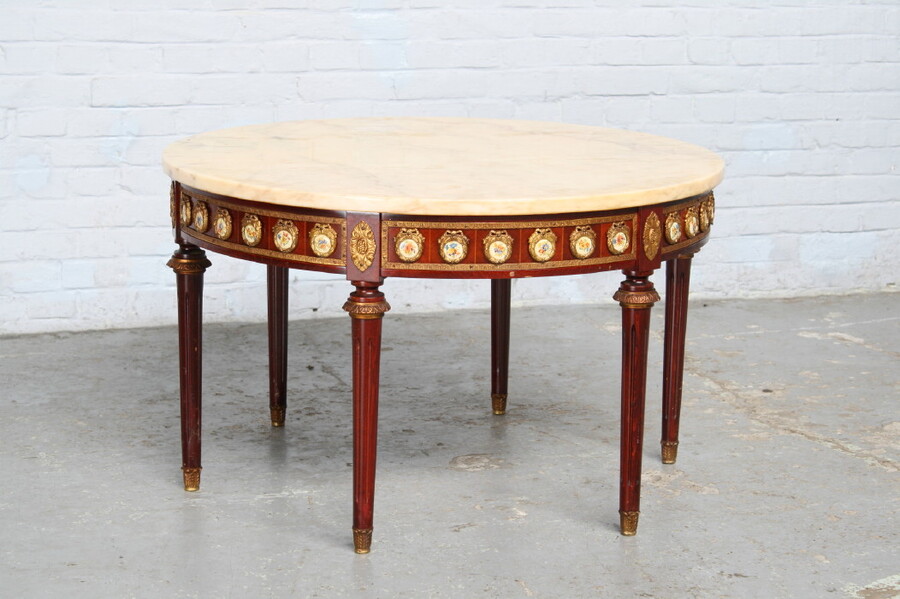 Louis XVI Coffee Table (Marble top)