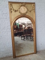 Mirror (Large) Louis XVI France Wood (gilded) 1890