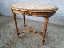 Sideboard (marble top) Louis XVI France Walnut 1900