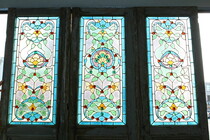 Louis XVI Stained Glass Doors