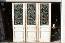 Louis XVI Stained Glass Doors