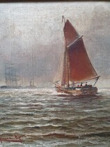 Marine Painting  (Signed)