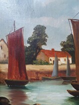 Maritime Painting  (Signed)