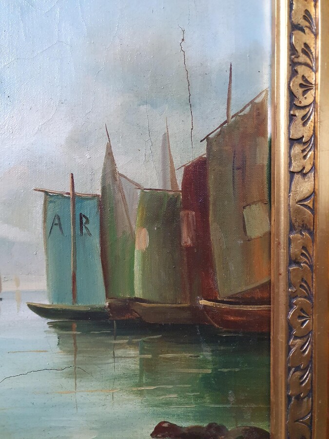 Maritime Painting  (Signed)