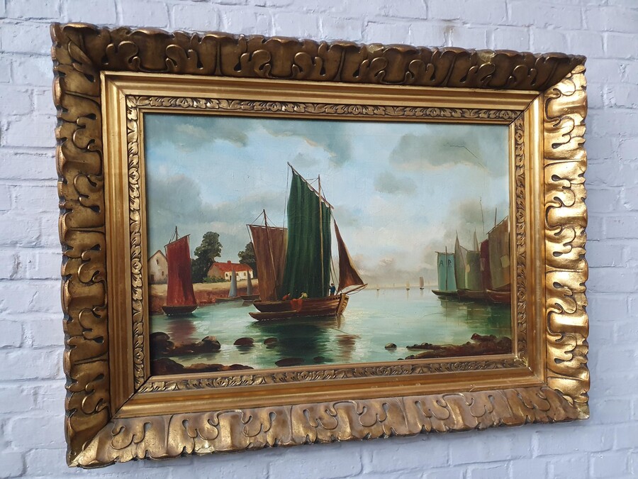 Maritime Painting  (Signed)