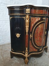 Nap III (Boulle) Cabinet (marble top)