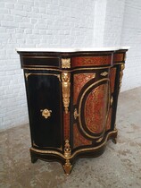 Nap III (Boulle) Cabinet (marble top)