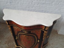 Nap III (Boulle) Cabinet (marble top)