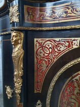 Nap III (Boulle) Cabinet (marble top)