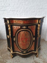 Nap III (Boulle) Cabinet (marble top)