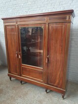 Bookcase Napoleon III Belgium Mahogany/Bronze 1860