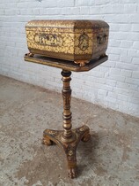 Box on stand Napoleon III France Mahogany 1860