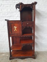 Cabinet Oriental (by Viardot) France Rosewood/Ivory 1890