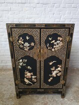 Cabinet Oriental (Chinese) Chinese Wood/Jade/mother of pearl 1950