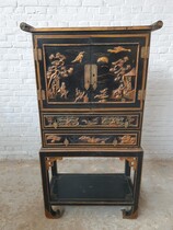 Cabinet Oriental (Chinese) China Wood 1870