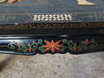 Oriental (Chinese) Coffee Table (Glass top)