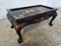 Oriental (Chinese) Coffee Table (Glass top)