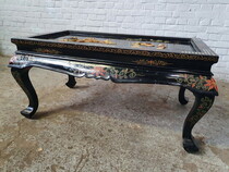 Oriental (Chinese) Coffee Table (Glass top)