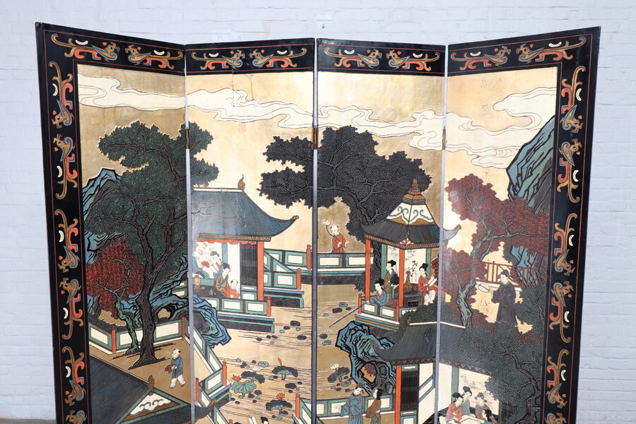 Oriental (Chinese) Screen (Paravent)