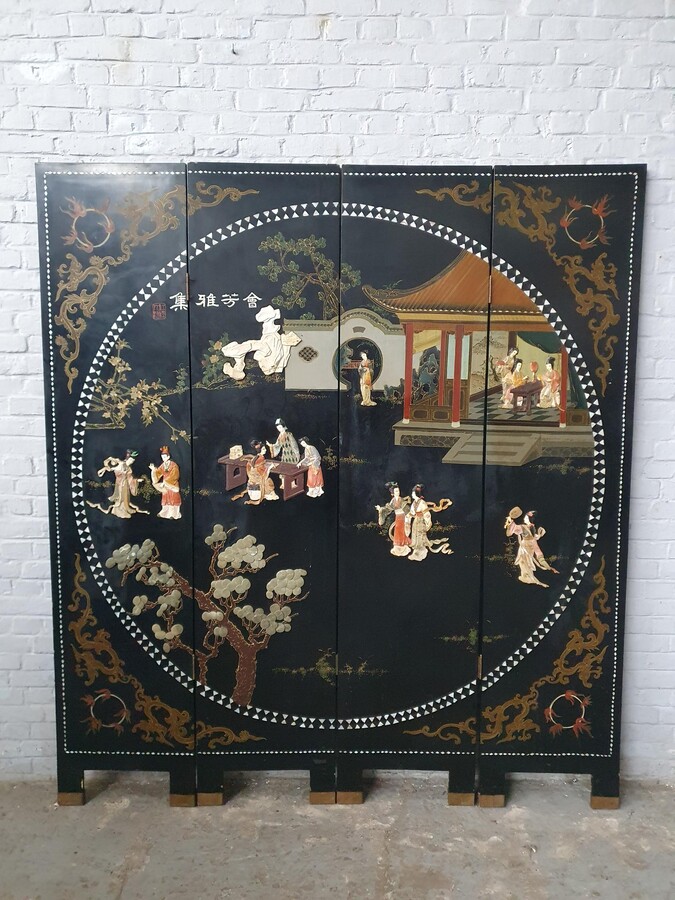 Oriental (Chinese) Screen (Paravent)