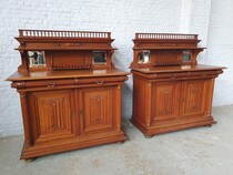 2 Servers Renaissance Belgium Oak 1900