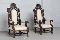 Renaissance Armchairs (pair)