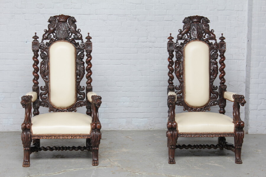 Renaissance Armchairs (pair)