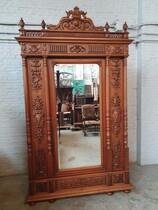 Armoire Renaissance France Walnut 1890