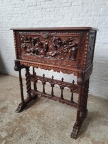Cabinet Renaissance Italy Walnut 1900