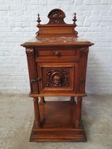 Cabinet (marble top) Renaissance France Walnut 1890