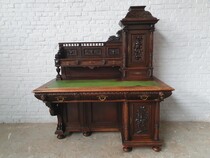 Desk Renaissance Belgium Oak 1900