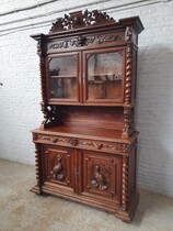 Cabinet (Buffet) Renaissance (hunting) France Oak 1890