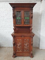 Buffet (cabinet) Renaissance (Mechelen) Belgium Oak 1900