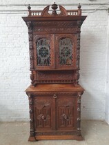Cabinet (Buffet) Renaissance (Mechelen) Belgium Oak 1900