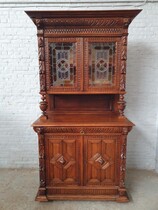 Cabinet (Buffet) Renaissance (Mechelen) Belgium Oak 1900