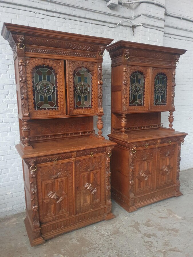 Renaissance (Mechelen) Cabinets (pair)