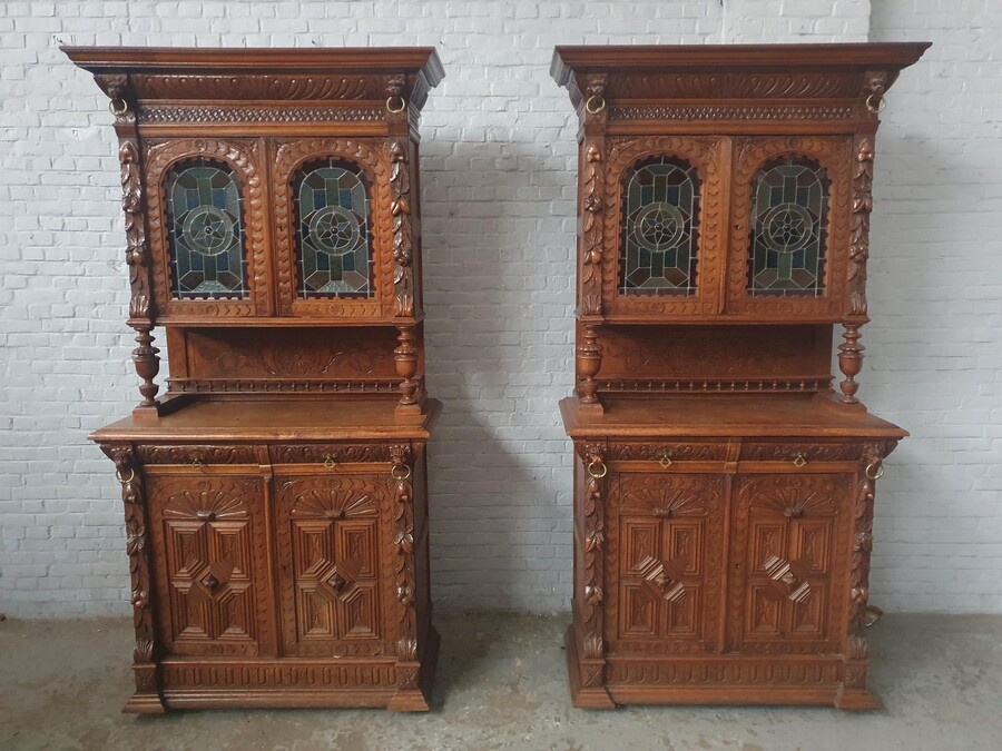 Renaissance (Mechelen) Cabinets (pair)