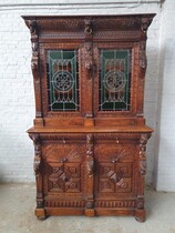 Dinningroomset Renaissance (Mechelen) Belgium Oak 1890