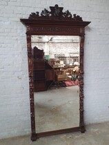 Mirror (Large) Renaissance France Oak 1890
