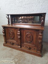 Server Renaissance Belgium Oak 1900