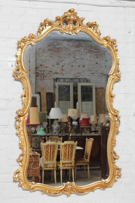 Rococo Console + mirror