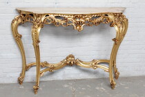 Rococo Console + mirror