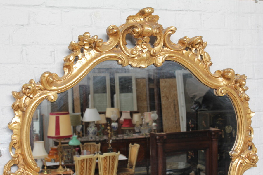 Rococo Console + mirror